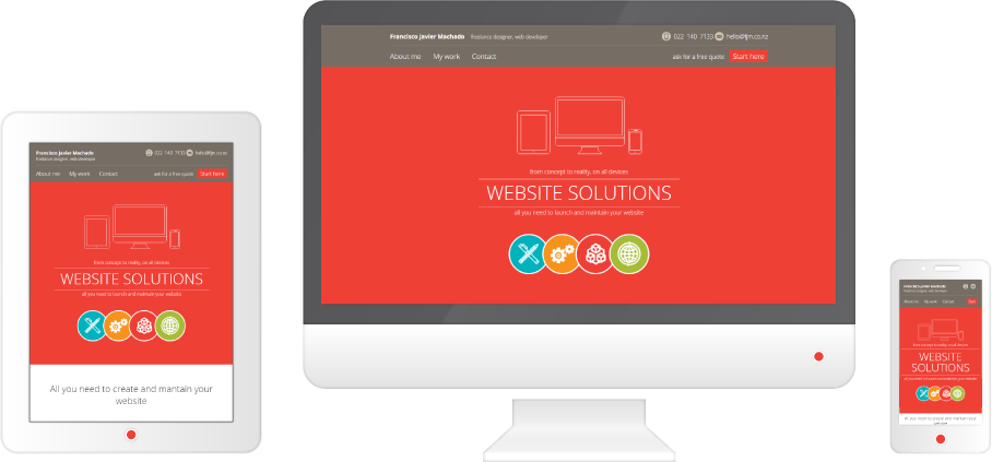 From web design to web development and publishing.